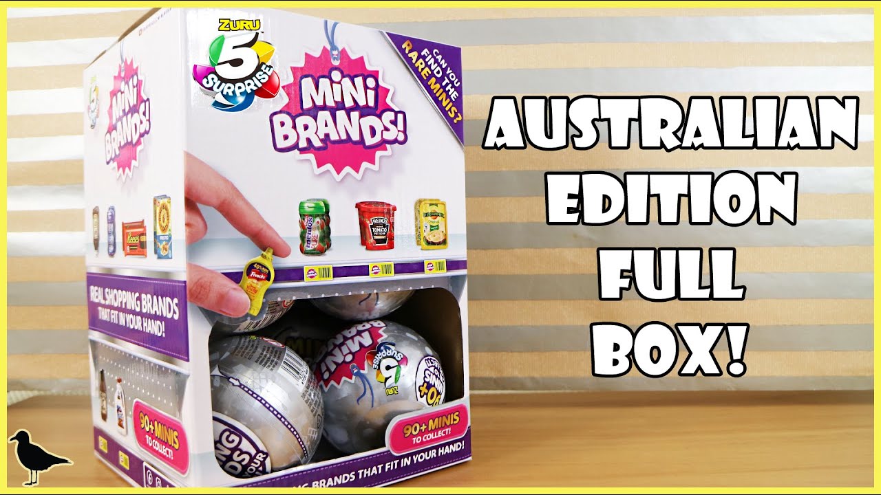 Zuru 5 Surprise Mini Brands Full Box Opening! Australian Release | Birdew Reviews