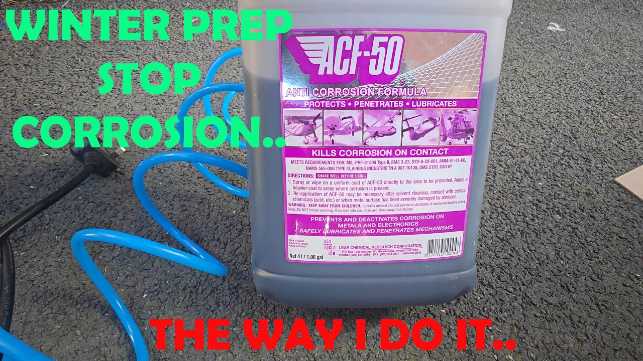 ACF50 WINTER PREP - THE WAY I DO IT....