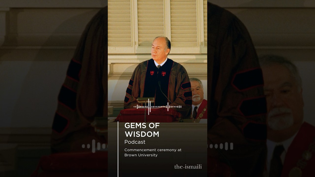 Gems of Wisdom | Commencement ceremony at Brown University