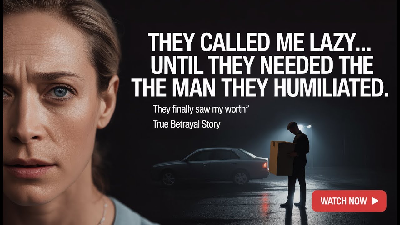 They Called Me Lazy… Until They Needed the Man They Humiliated