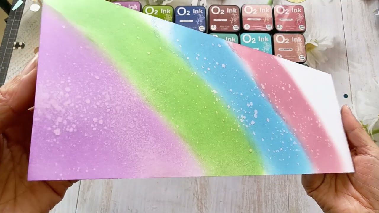 Water Reactive Ink Pads Review | Alina O2 Ink Pad - #Alinacutle&reg; #AlinaCraft #handmadecards