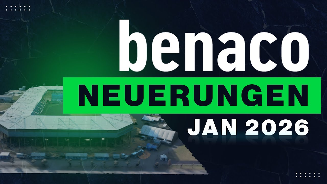 Benaco Neuerungen 01/2026 - 3D-Viewer für 3D-Modelle aus farbigen Punktwolken & 360°-Panoramabildern