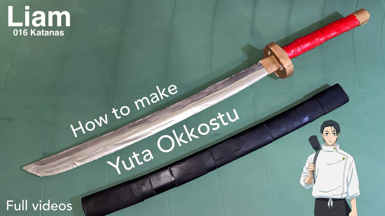 How to make a New Yuta Okkotsu katana special grade Full videos paper / Jujutsu Kaisen / katana 