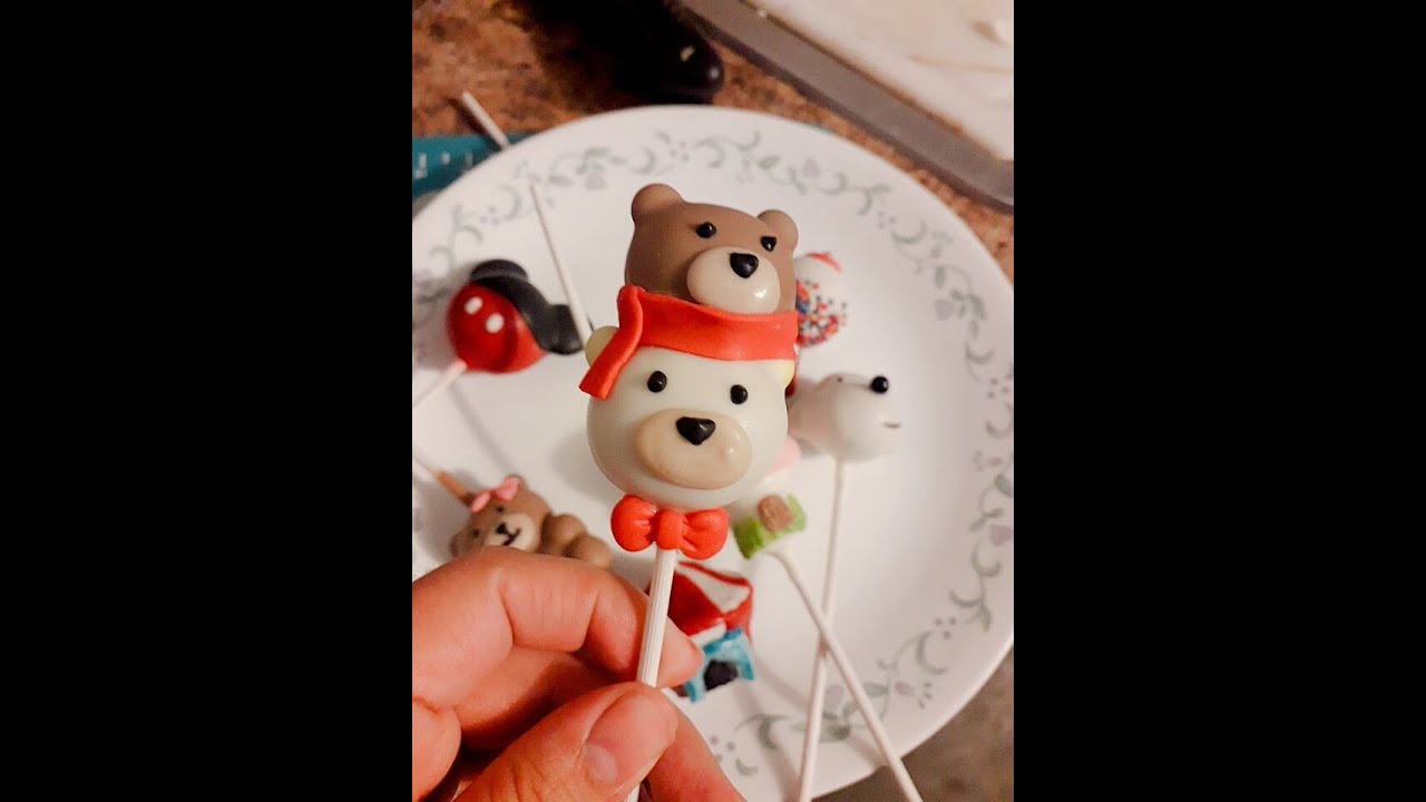 Tutorial cakepops de osito