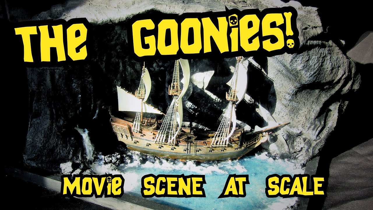 The trapped ship of One Eyed Willy | A Goonies Diorama
