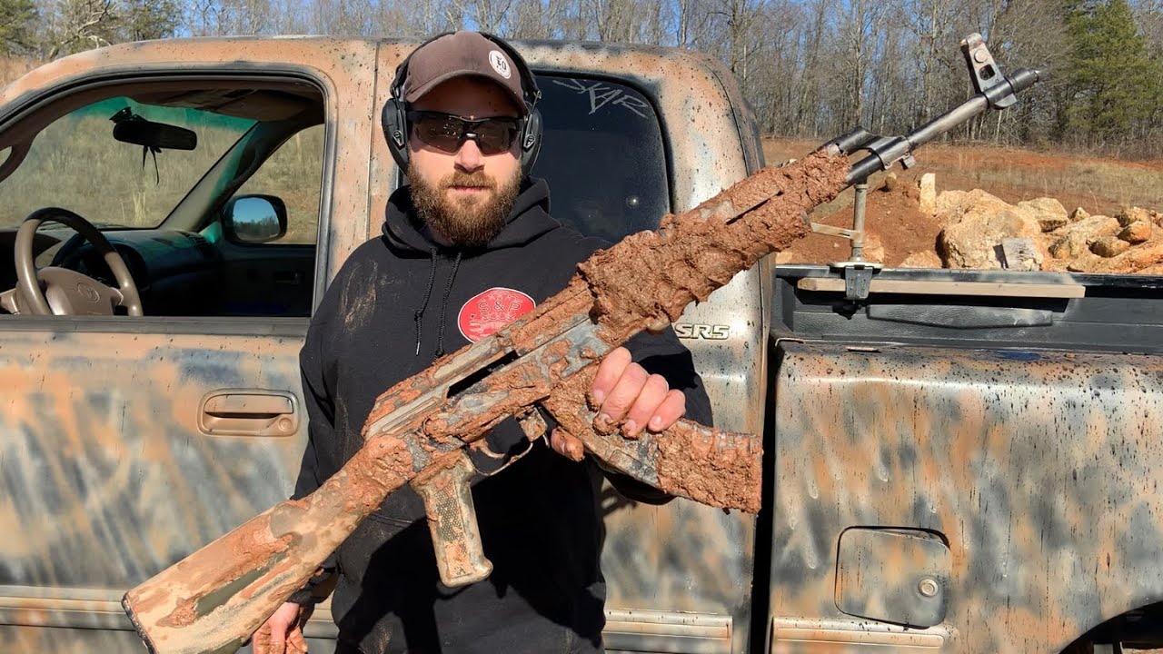 Испытание АК-47 в грязи #шорты