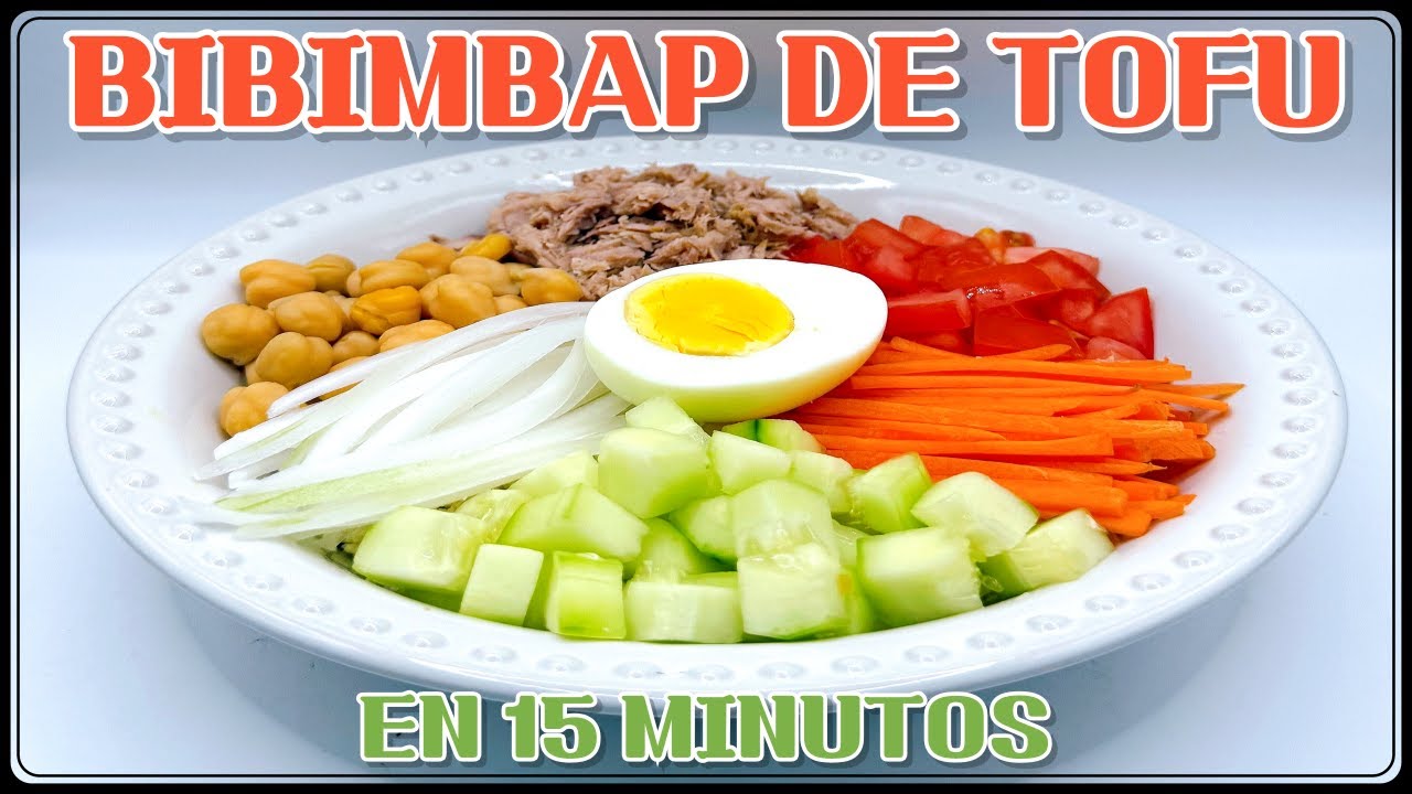 [🇰🇷 | DIETÉTICA] 🫛 Bibimbap de Tofu｜15분 완성! 든든한 다이어트 한 끼