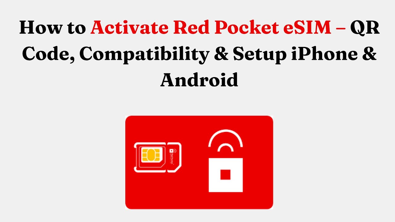 Как активировать Red Pocket eSIM &mdash; QR-код, совместимость и настройка iPhone и Android