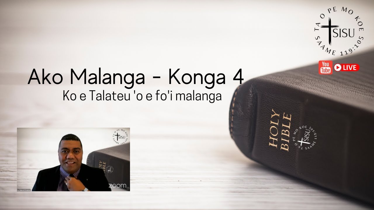 Ako Malanga - Konga 4: Ko e Talateu 'o e fo'i Malanga