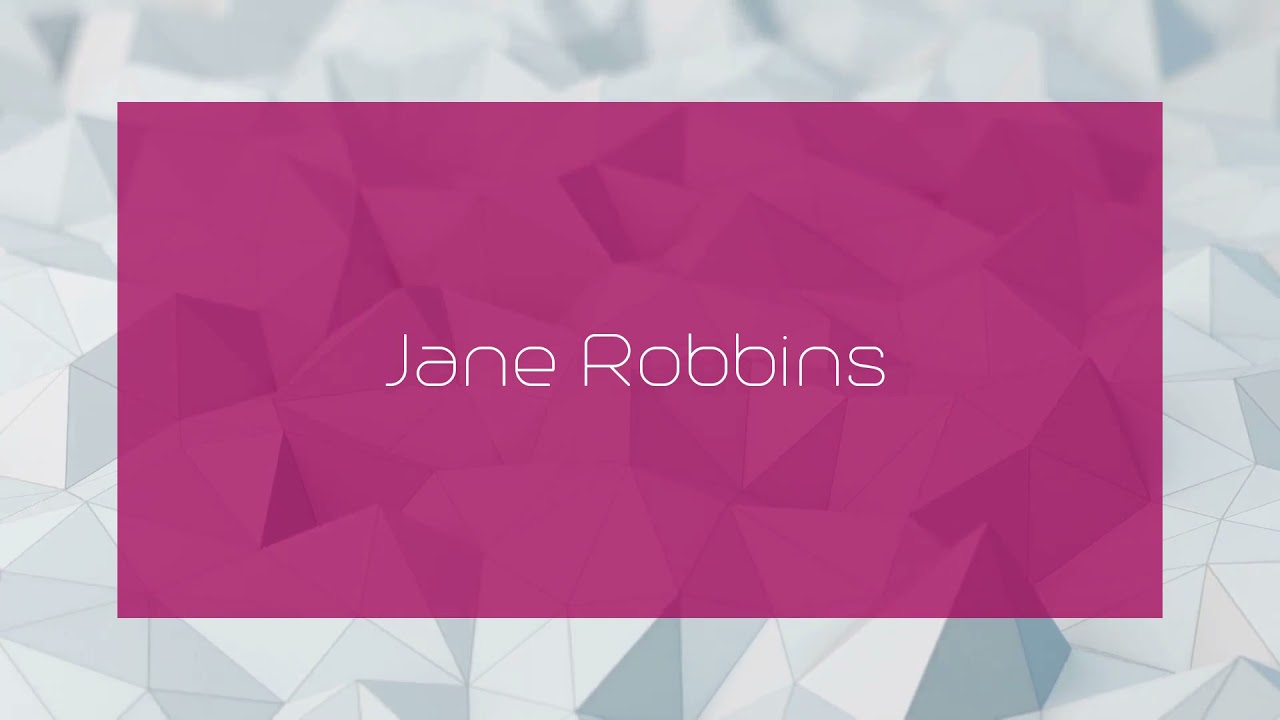 Jane Robbins - appearance
