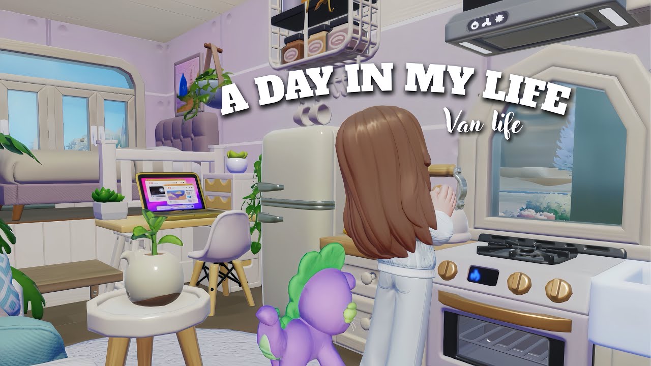 ⋆.˚A day In My life, Living In a Van⛸️❄️│ HEARTOPIA RP🌿