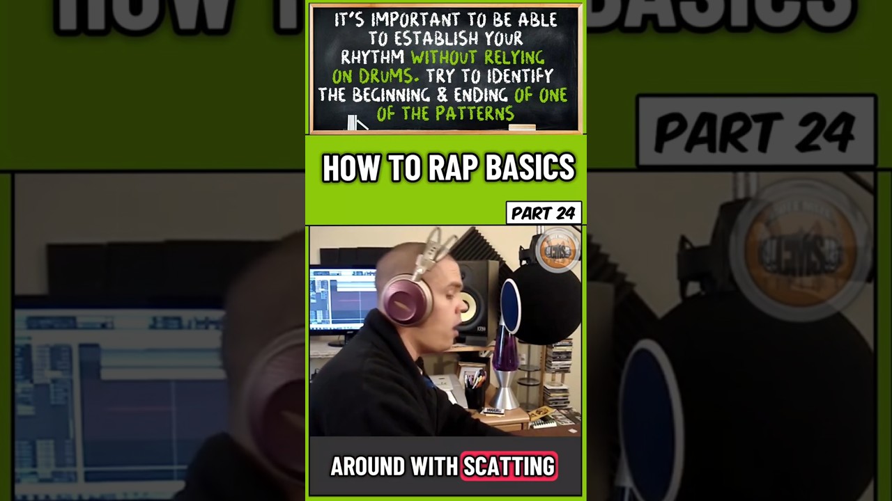 How To Rap Basics 25: Scatting Without Drums #scatting #rapflow #rhythm #rappers