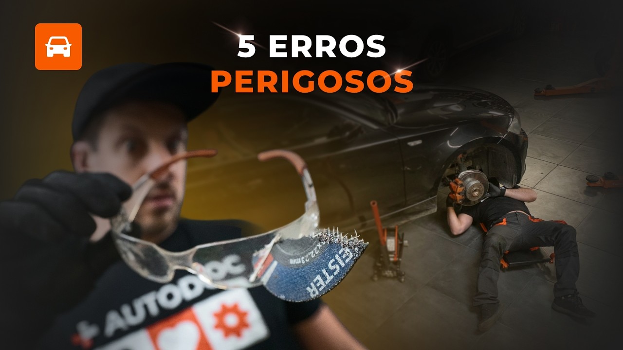 5 erros de segurança mais comuns durante a reparação de automóveis