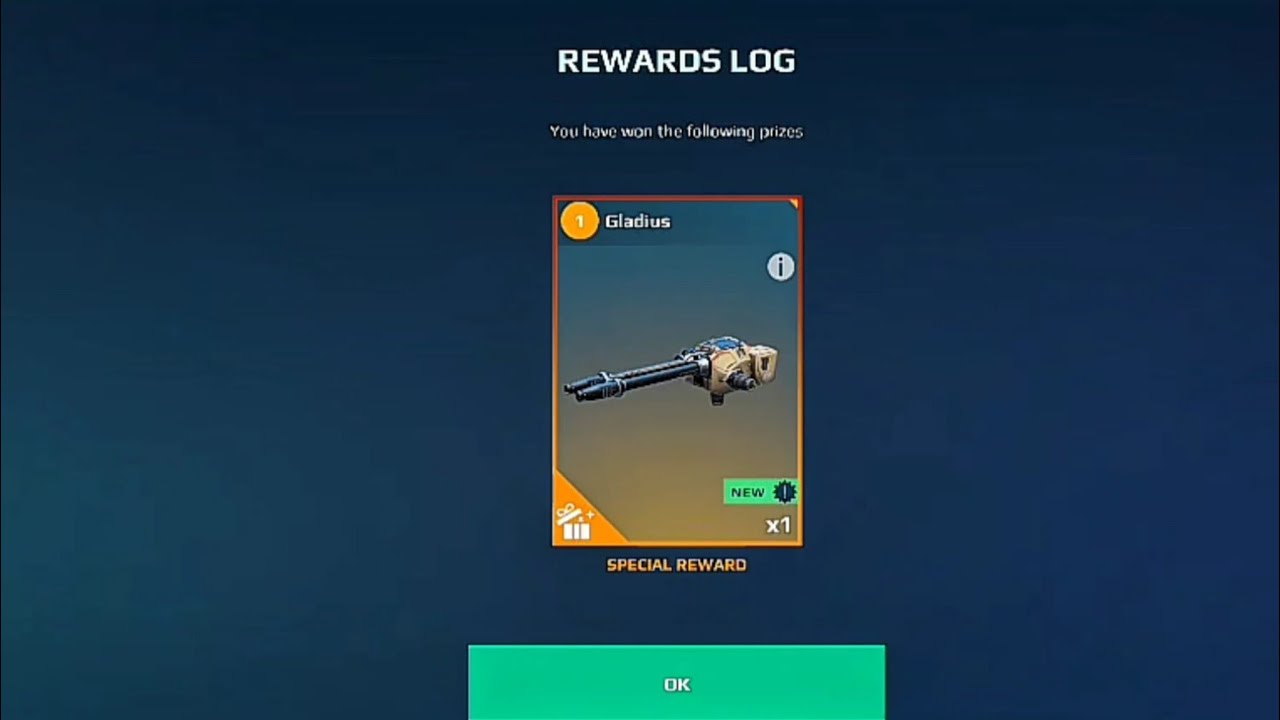 ICARUS CYBER INVASION YOU RECEIVED A REWARD! 🎁 Kaji SPECIAL REWARD Gladius #warrobots #WRWinDeshret