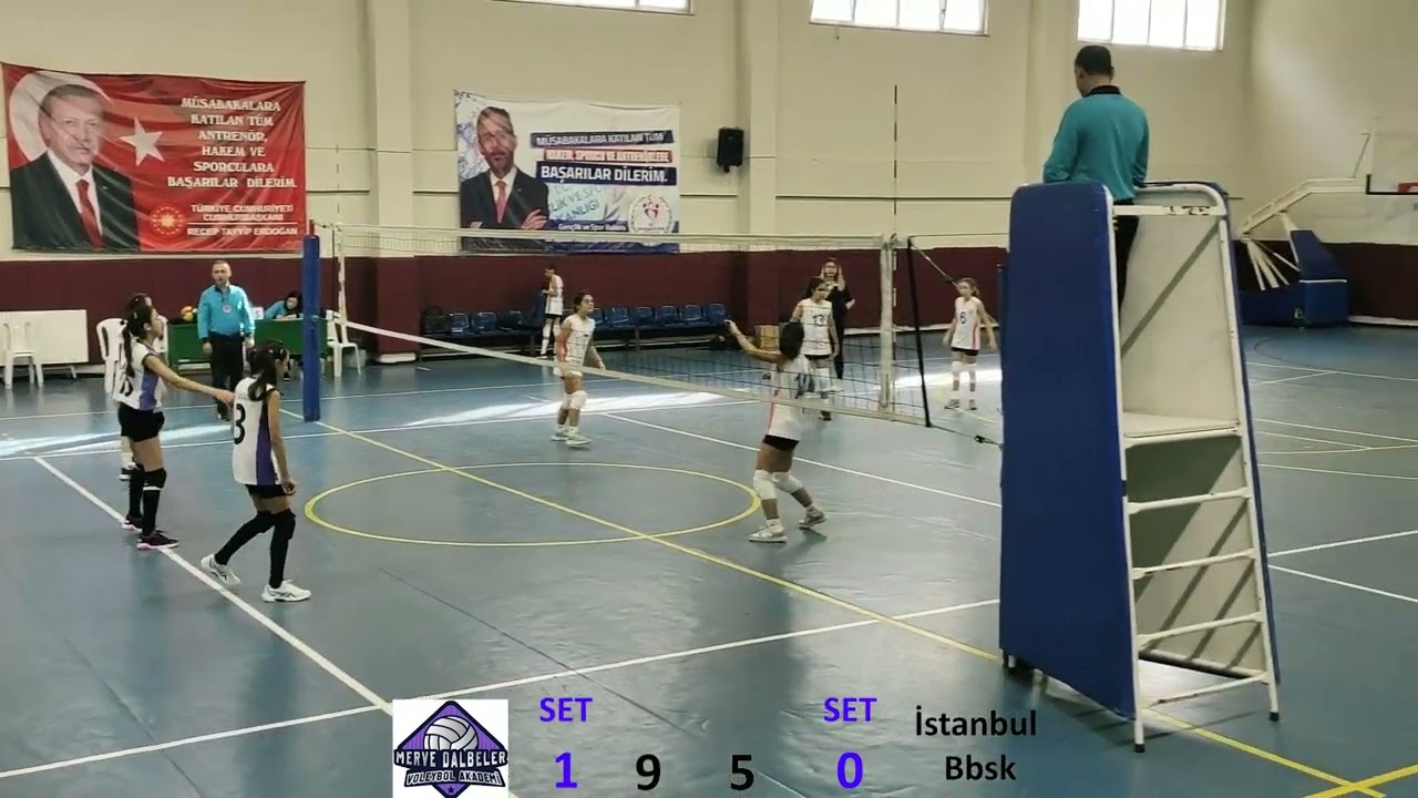 Merve Dalbeler Akademi - İstanbul Bbsk / Midi Kızlar İst. Ligi 3.Bölge B Grubu - 2.Set