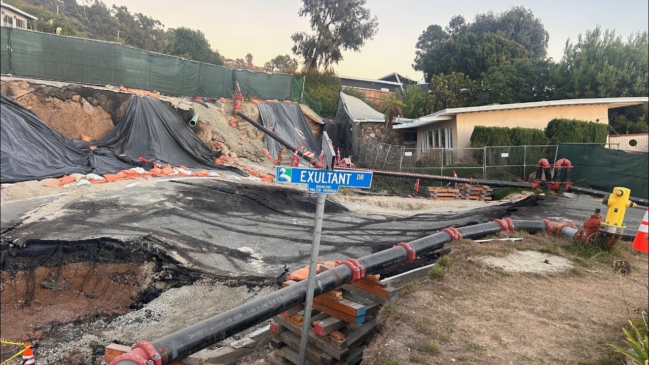 Palos Verdes Landslide Seaview Update October 2024
