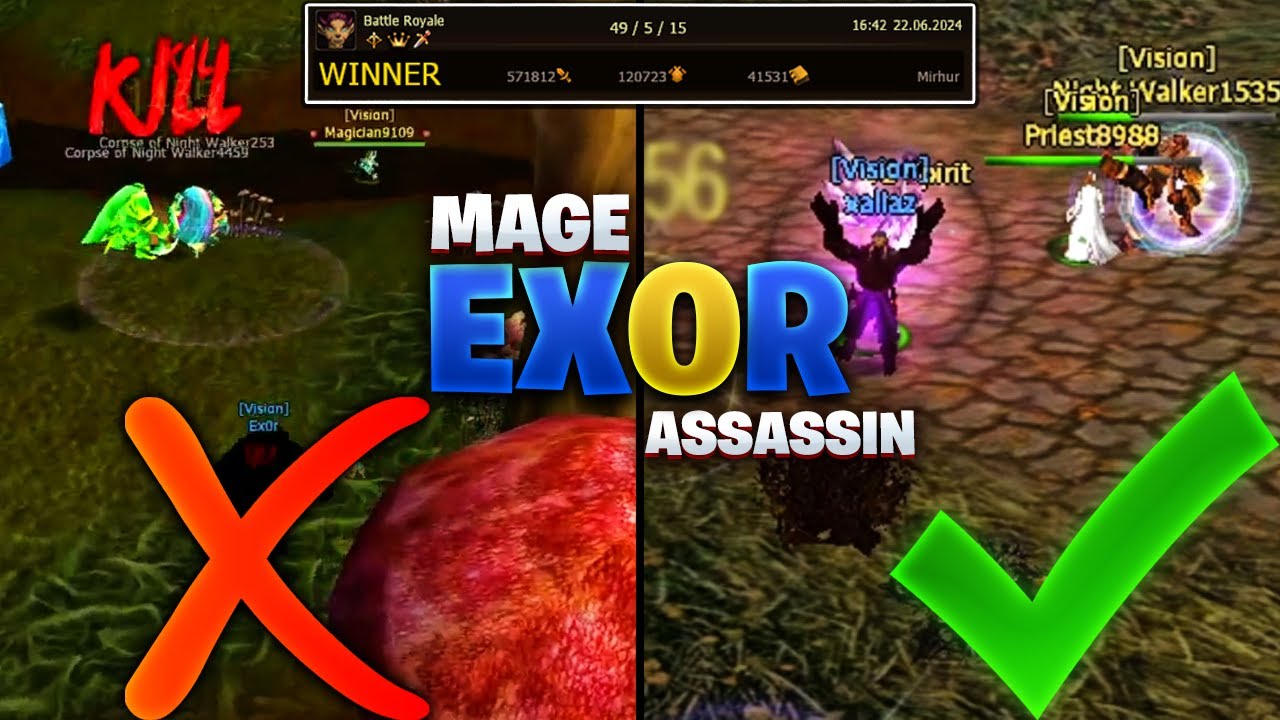 Ex0r Plays ASSASSIN Much Better Than MAGE in 4Story
