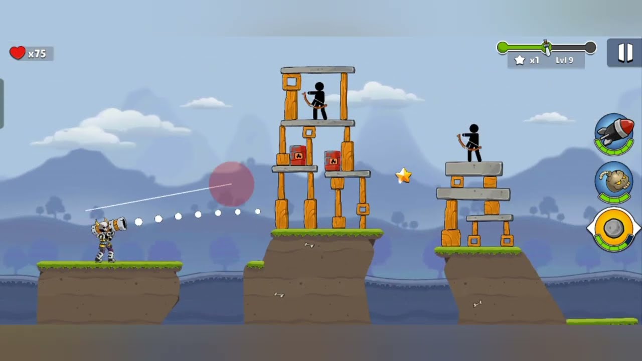 A funny game but requires full concentration (boom stick teka teki bazoka)