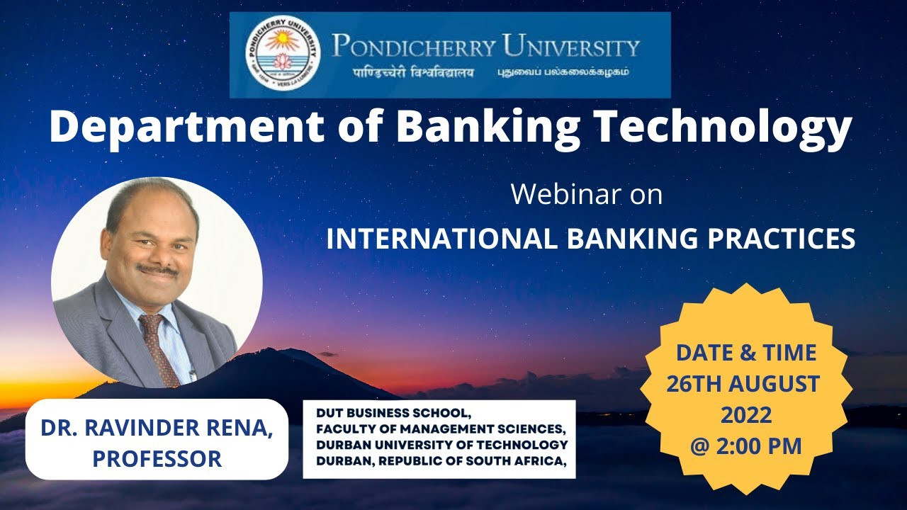 Webinar on 
