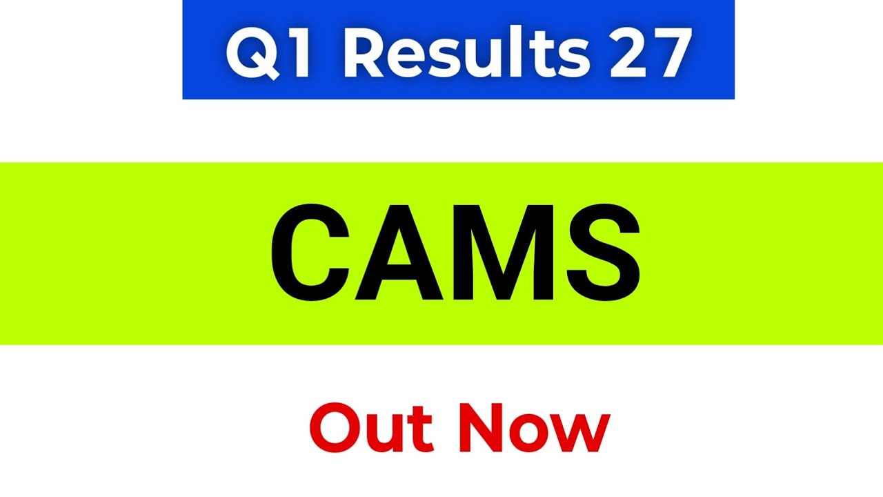 CAMS Q1 Results 2027 | CAMS Results Today | CAMS Share News | Computer Age Management Services