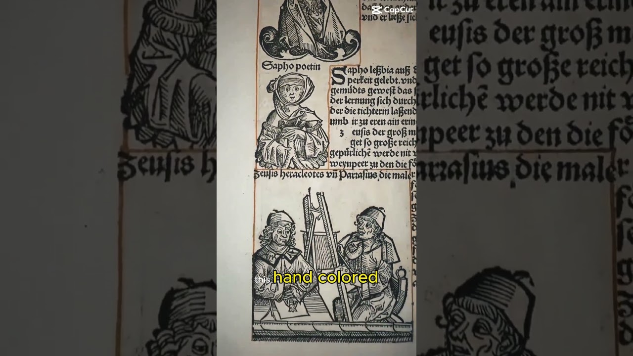 They Built Walls to Keep the World Out 1493 Original Leaf #RareBook #NurembergChronicle #artifacts