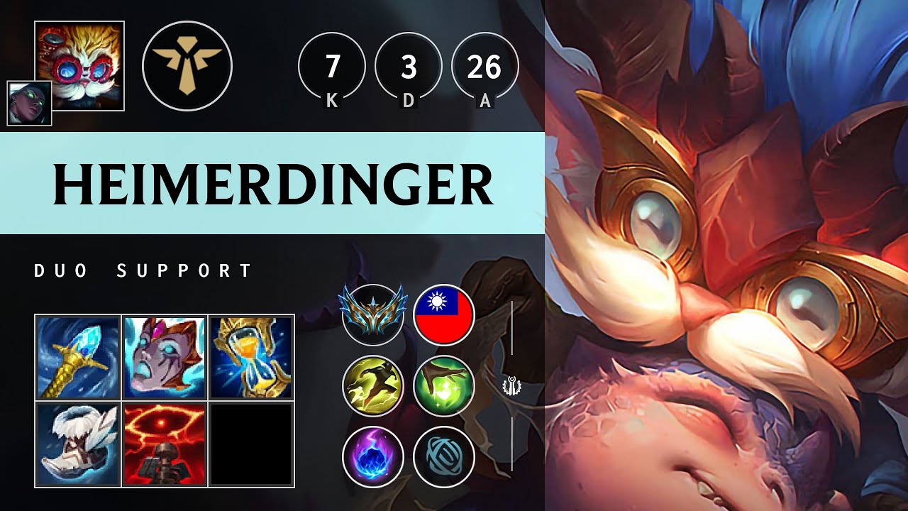 Heimerdinger Support vs Nautilus - TW Challenger Patch 25.13
