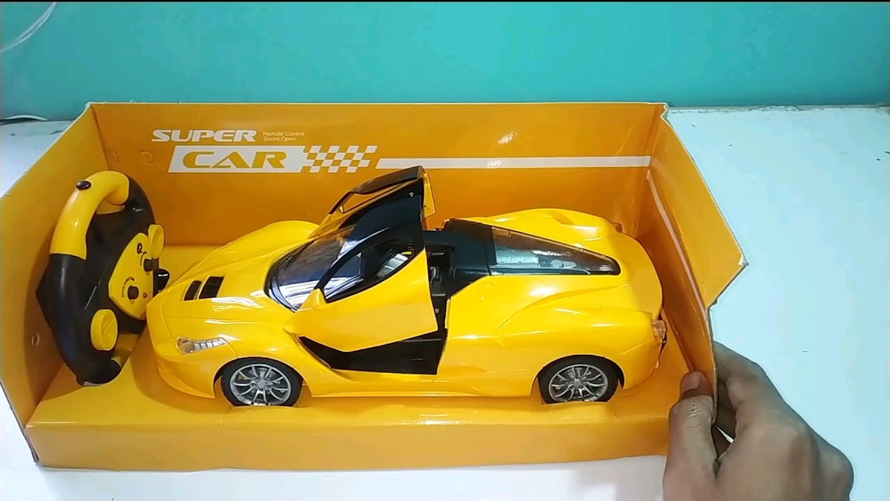 RcFerrari car 1:16 Scale unboxing & testing