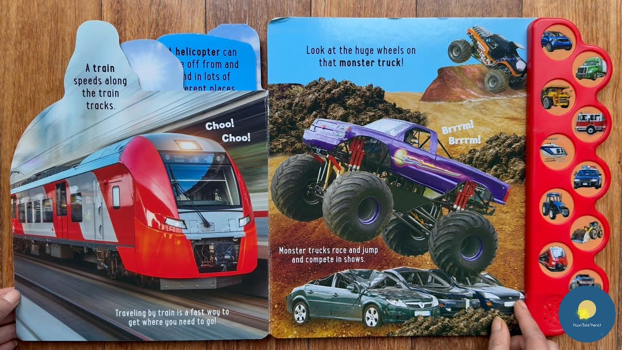 Honk on the Road | Car Vehicle Sound Book | Kids Book Read Aloud