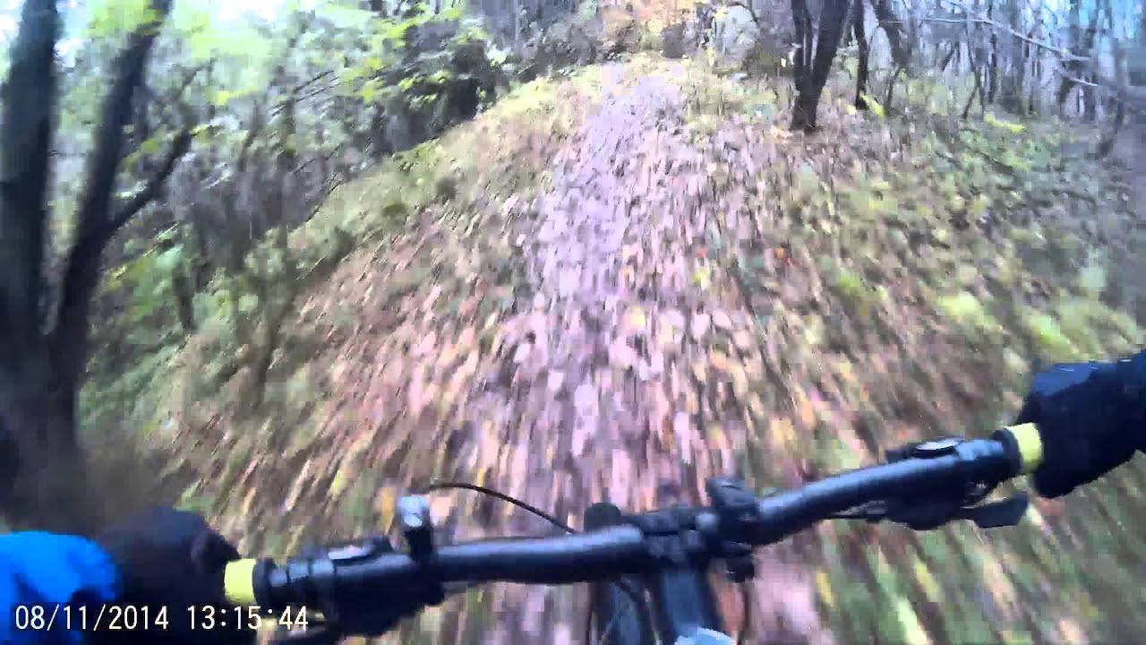 Mountainbike  crash in Vestre plantage holstebro