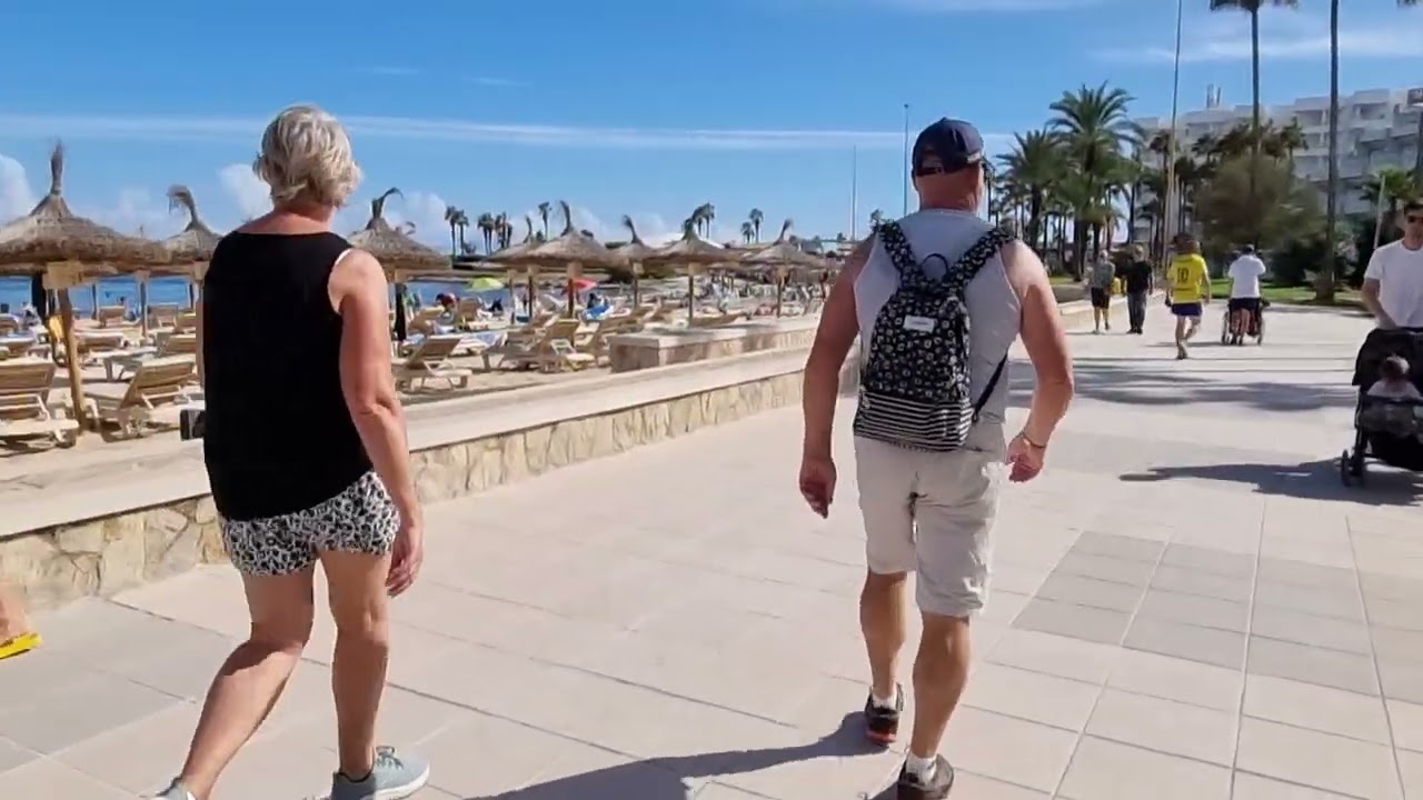 Spaziergang in Sa Coma Mallorca am 20.09.2023