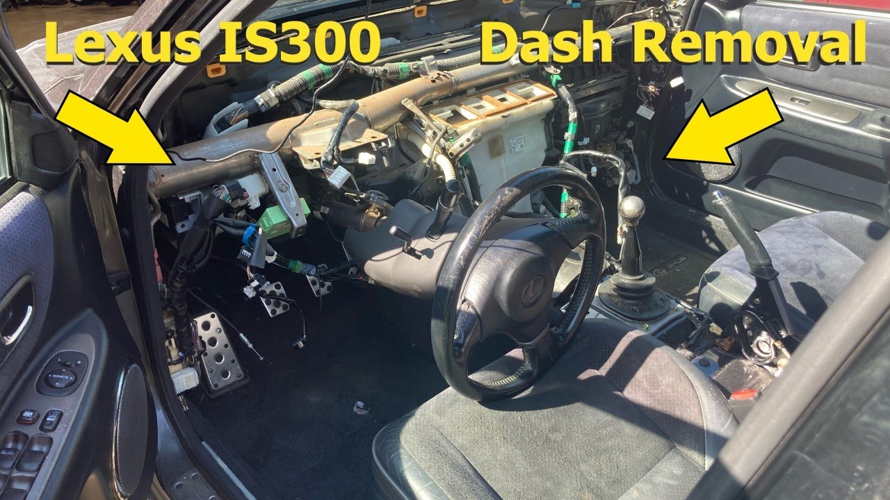 How to Remove the dash of your Lexus IS300