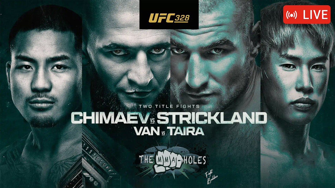 🔴UFC 328: KHAMZAT CHIMAEV x SEAN STRICKLAND + JOSHUA VAN x TATSURO TAIRA | LIVE STREAM