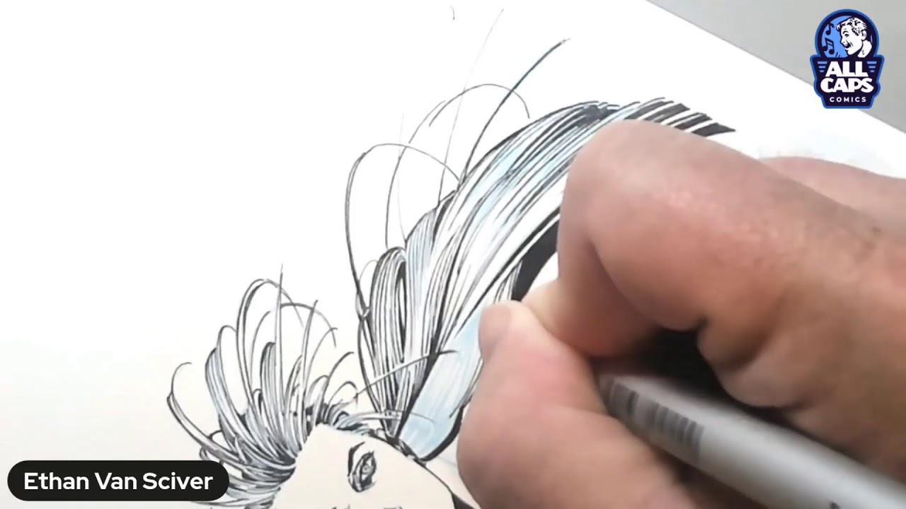 Drawing HEATHER SWAIN headsketches