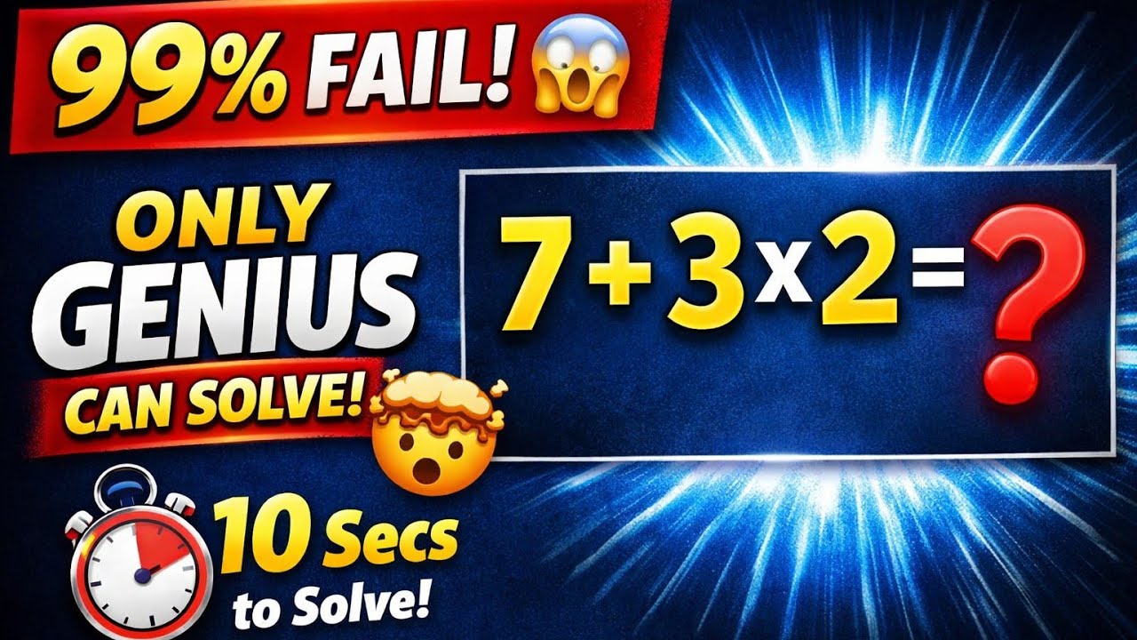 Impossible Math Puzzle LIVE 😳 Can You Solve?
