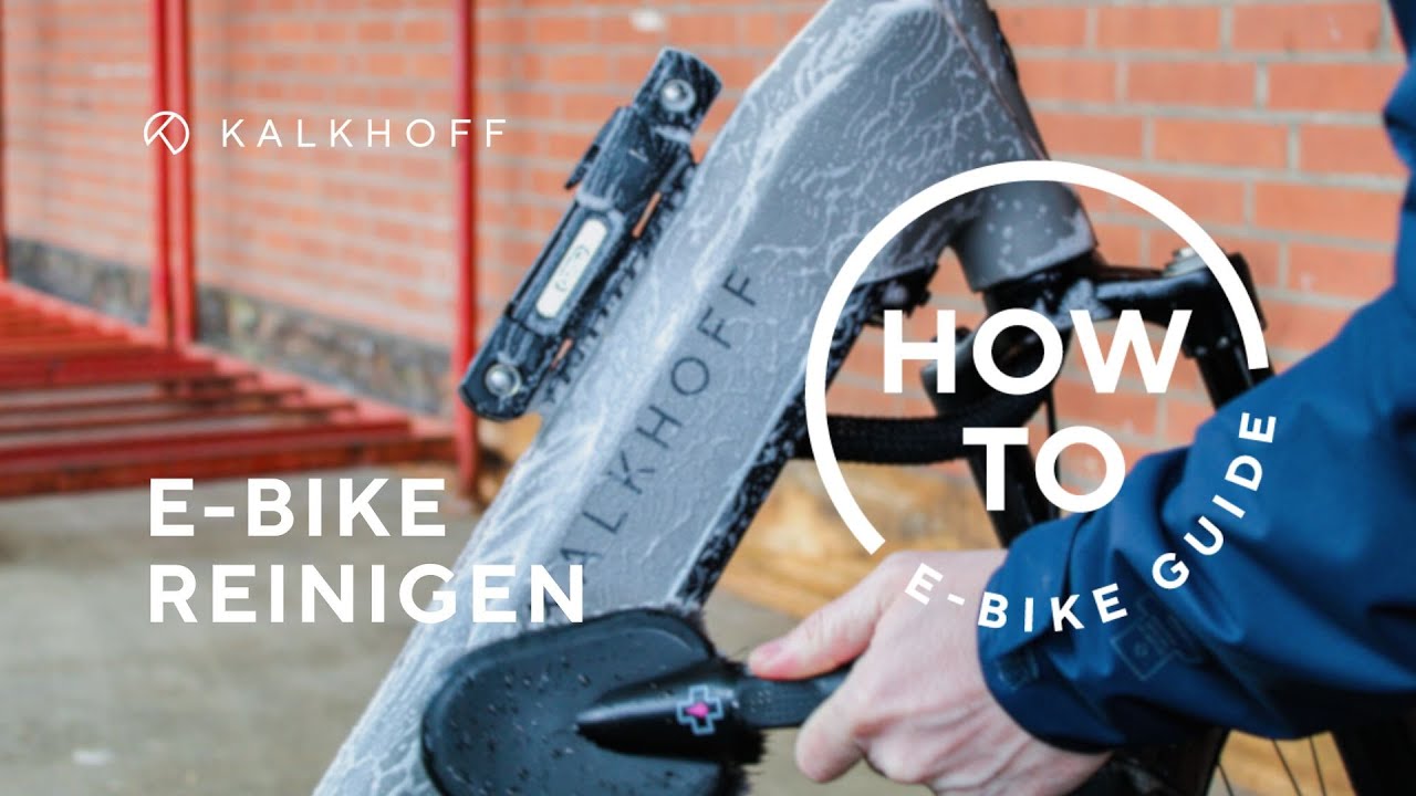 E-Bike reinigen: 4 wertvolle Tipps zur Pflege deines E-Bikes 🧼