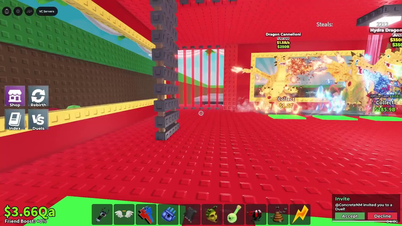 🔴Steal a brainrot trading and dueling 🔴