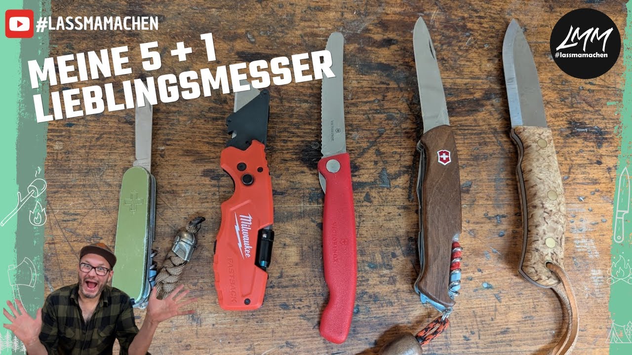 Meine 5 Lieblingsmesser von Bushcraft, Wandern, Ausflügen, Werkstatt bis hin zu EDC #messer #outdoor
