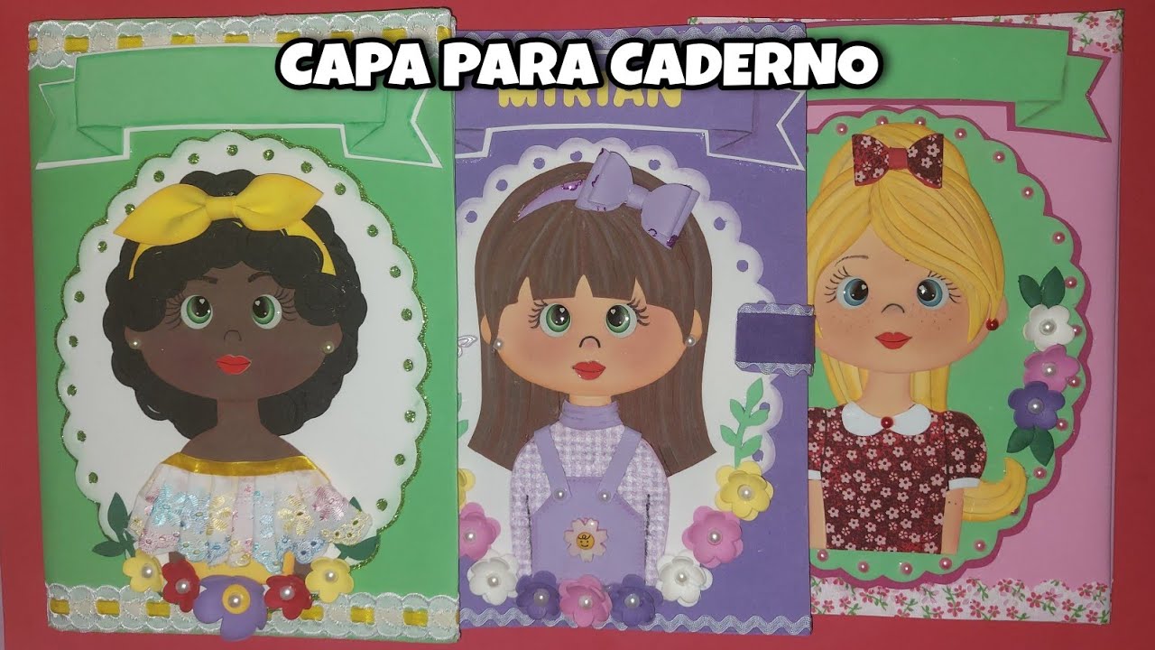Capa Removível para Caderno em EVA | Fácil de fazer