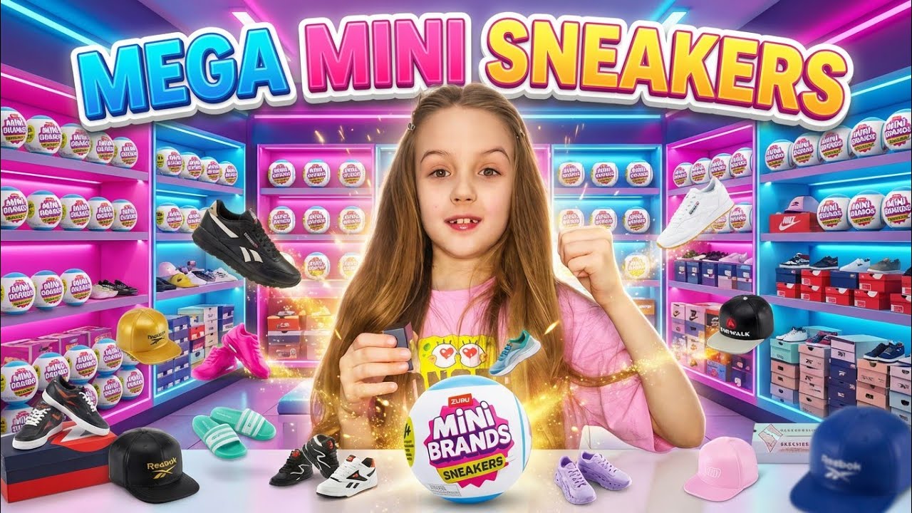 ОТКРЫВАЕМ MINI BRANDS SNEAKERS! 👟 ПОПАДУТСЯ ЛИ ЗОЛОТЫЕ?! ✨