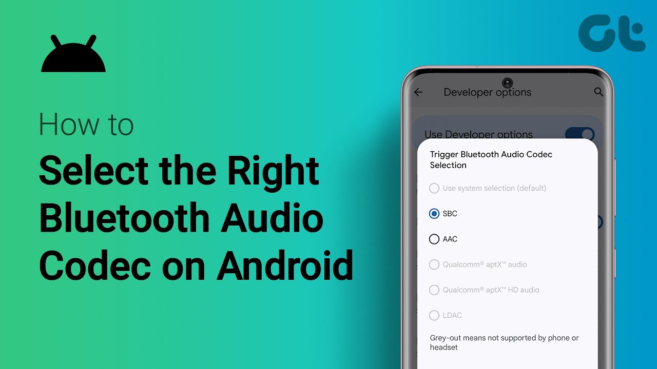 How To Select Bluetooth Audio Codec on Android | Enhance Sound Quality | Guiding Tech