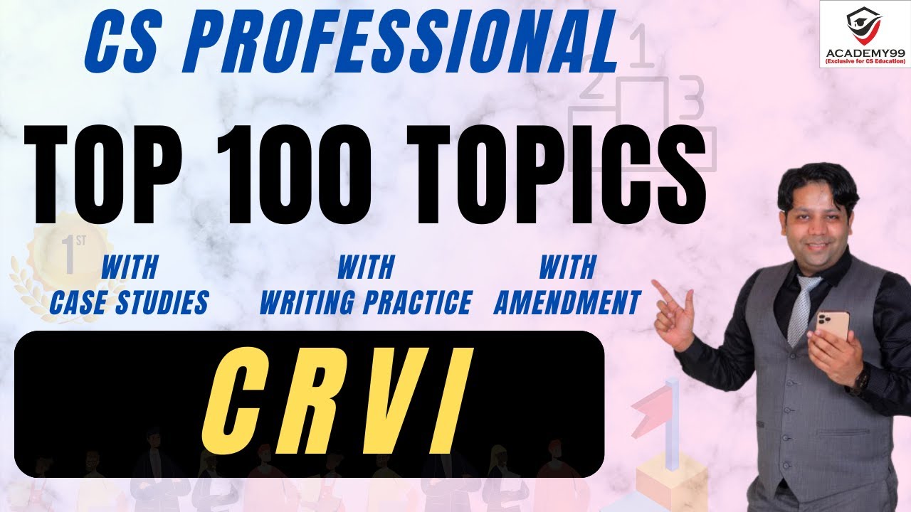 CRVI MARATHON | CS PROFESSIONAL | TOP 100 TOPICS | CRVI CS PROFESSIONAL