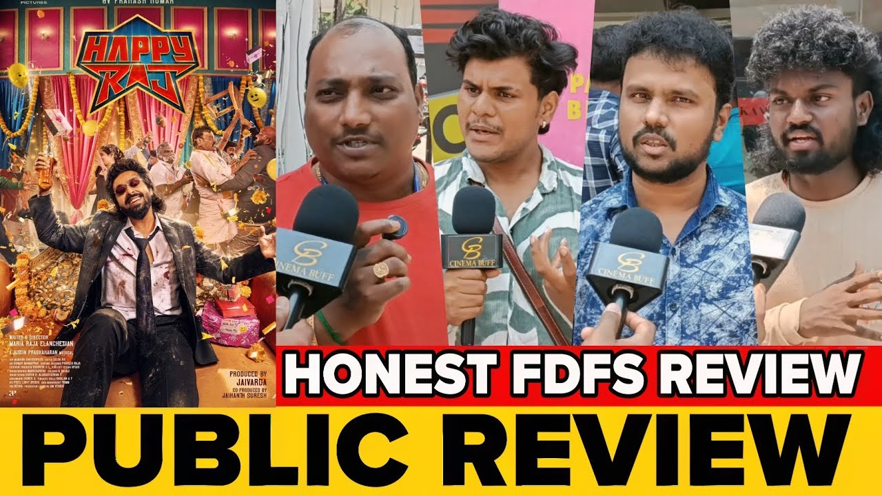Semmaயா வச்சி செஞ்சிட்டாங்க!!..😂😅 | Happy Raj Public Review | Happy Raj Review | Gv prakash | 