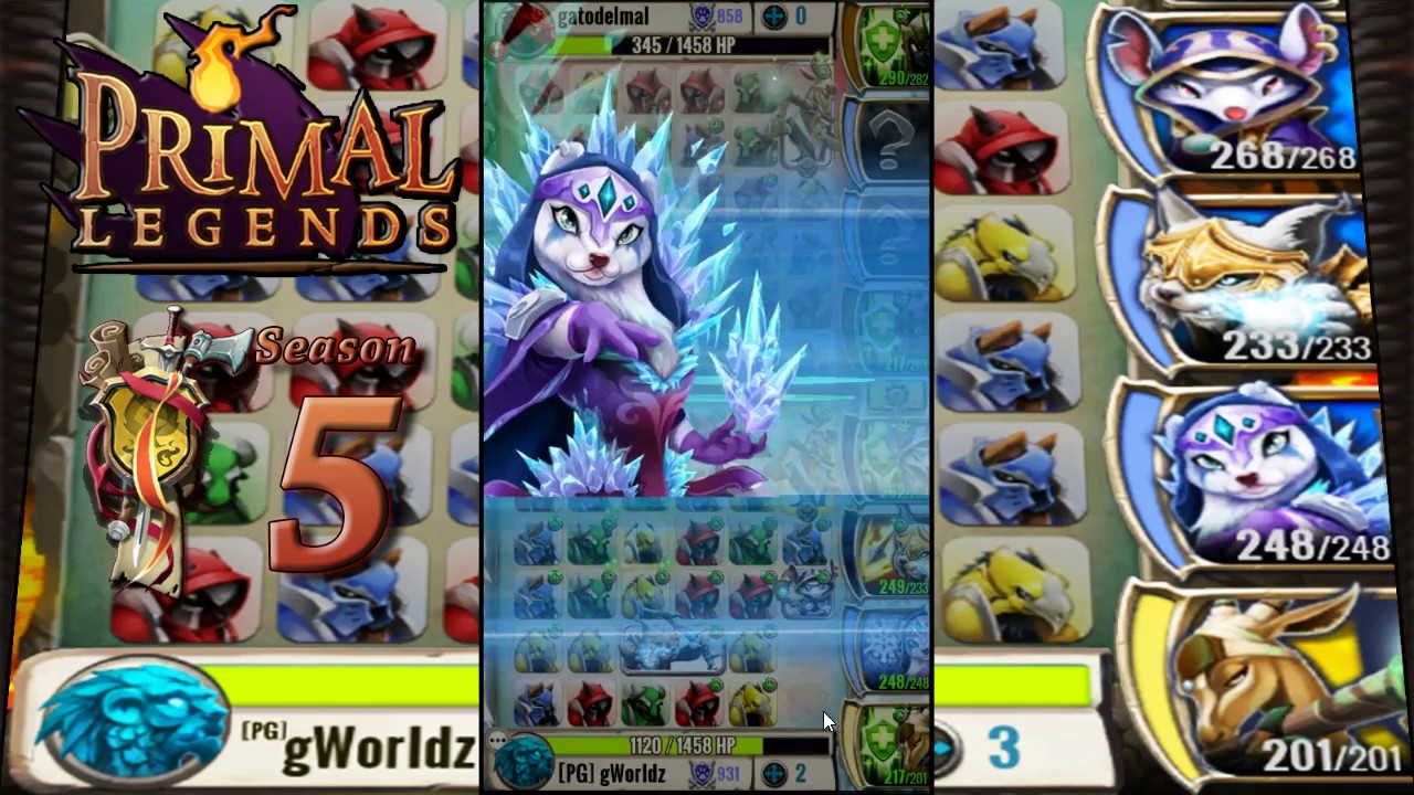 Primal Legends - Arena - gatodelmal