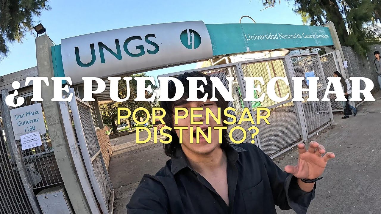 Pol&eacute;mica en la UNGS: estudiantes retirados por diferencias de opini&oacute;n