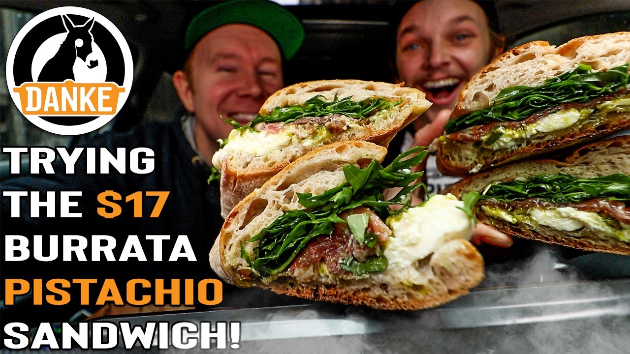 Сэндвич с бурратой, фисташками и песто от Danke за 15,95 долларов | Eat Local Chicago