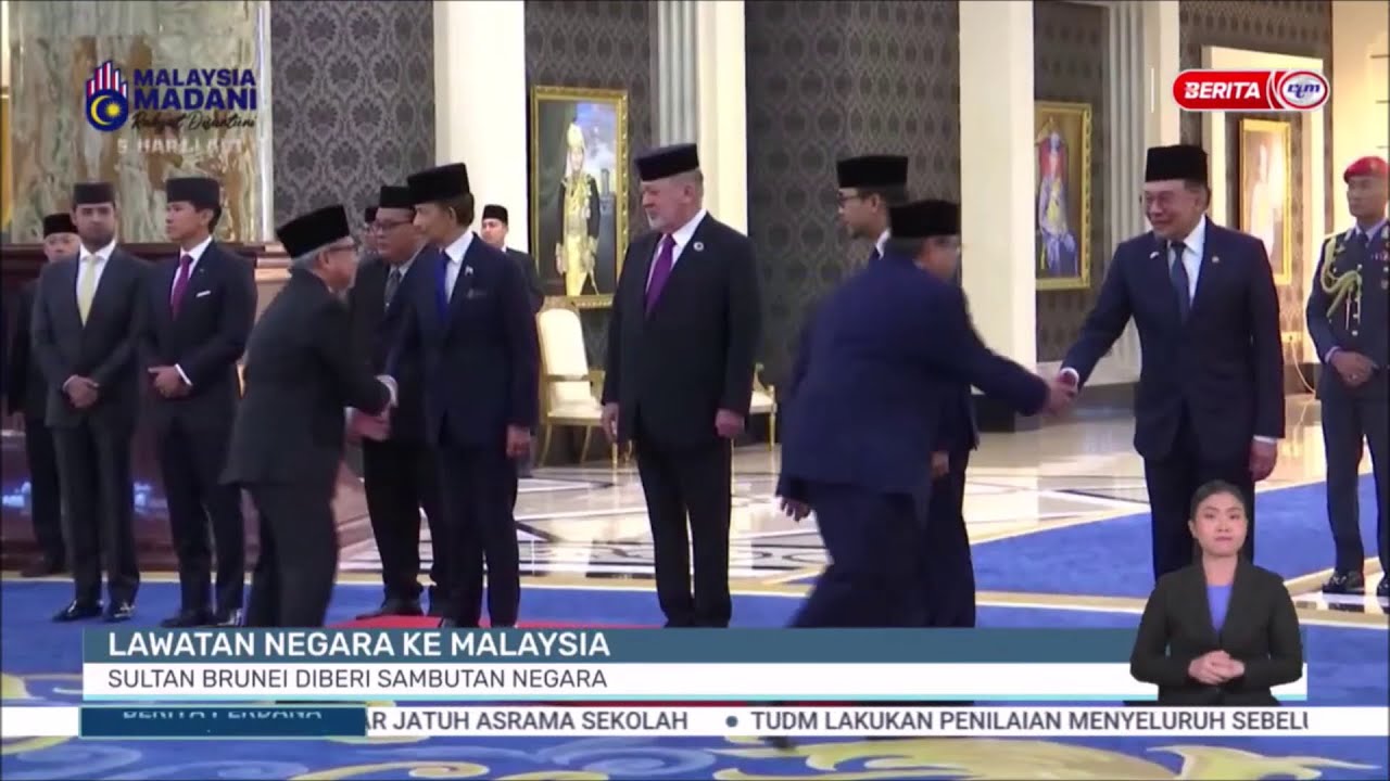 26 OGOS 2025 - BERITA PERDANA - LAWATAN NEGARA KE MALAYSIA: SULTAN BRUNEI DIBERI SAMBUTAN NEGARA