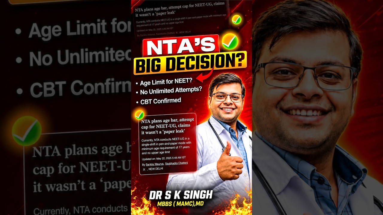 Age Limit for NEET | Attempts Limit for NEET | Latest NTA Updates for NEET 2026 and 2027