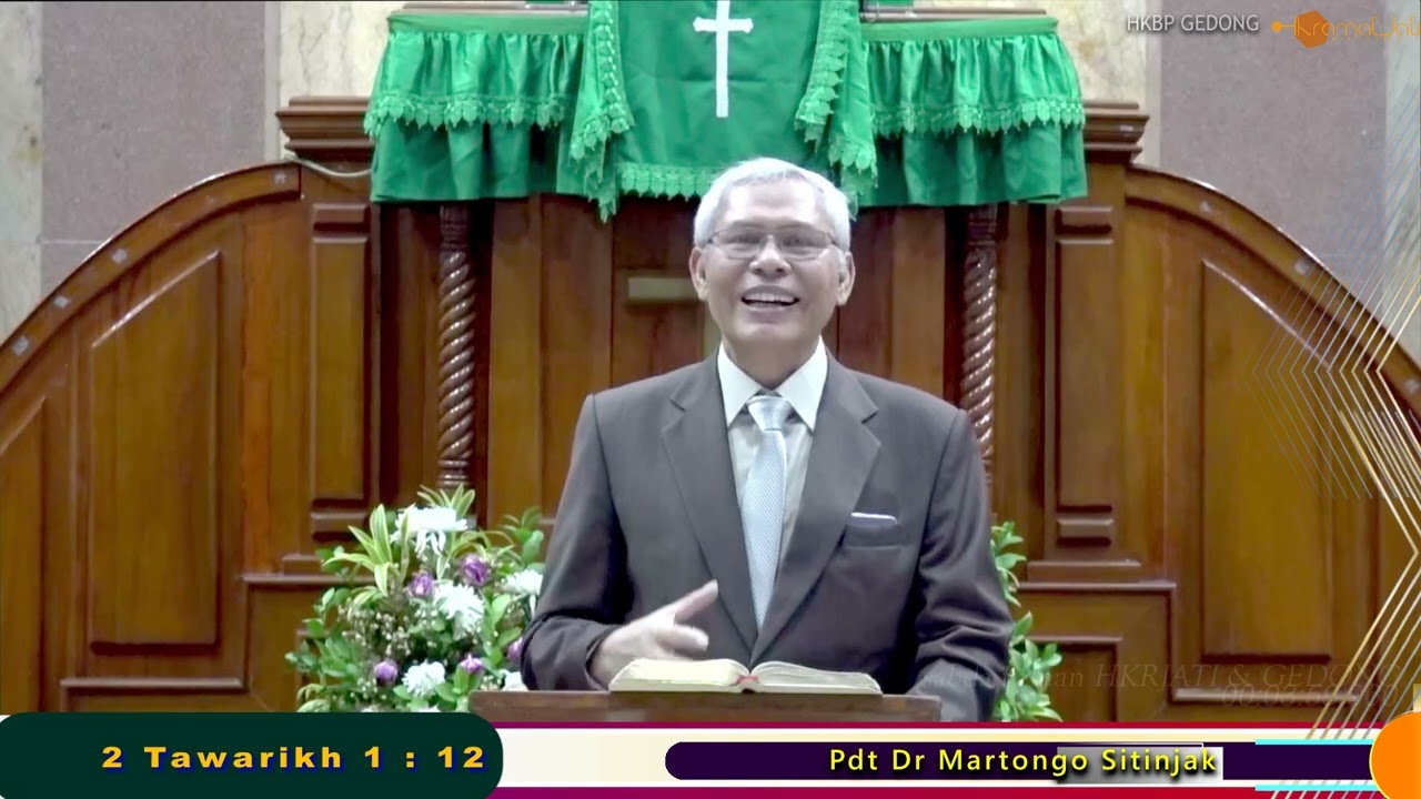 Renungan, 2 Tawarikh 1 : 12 (2 FEB 2026) Pdt Dr Martongo Sitinjak  #hkbpkramatjati