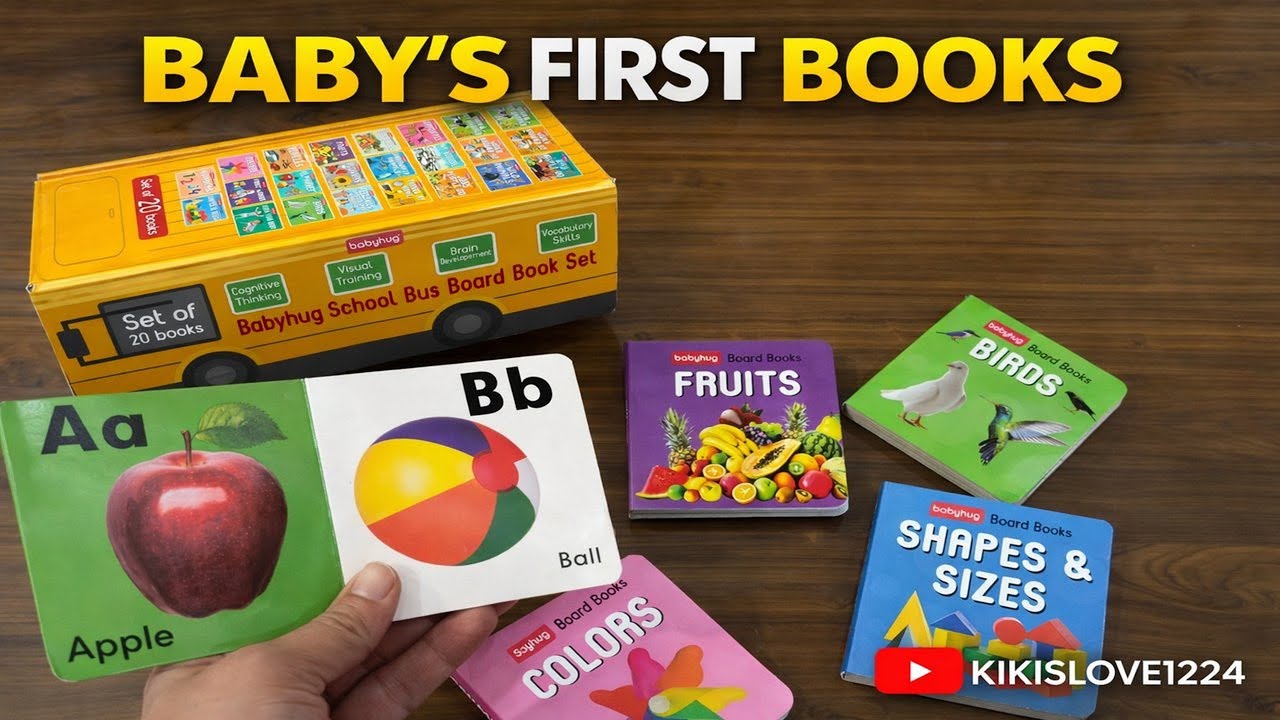 Babyhug 20 Board Books Set Review  Best First Books for Babies