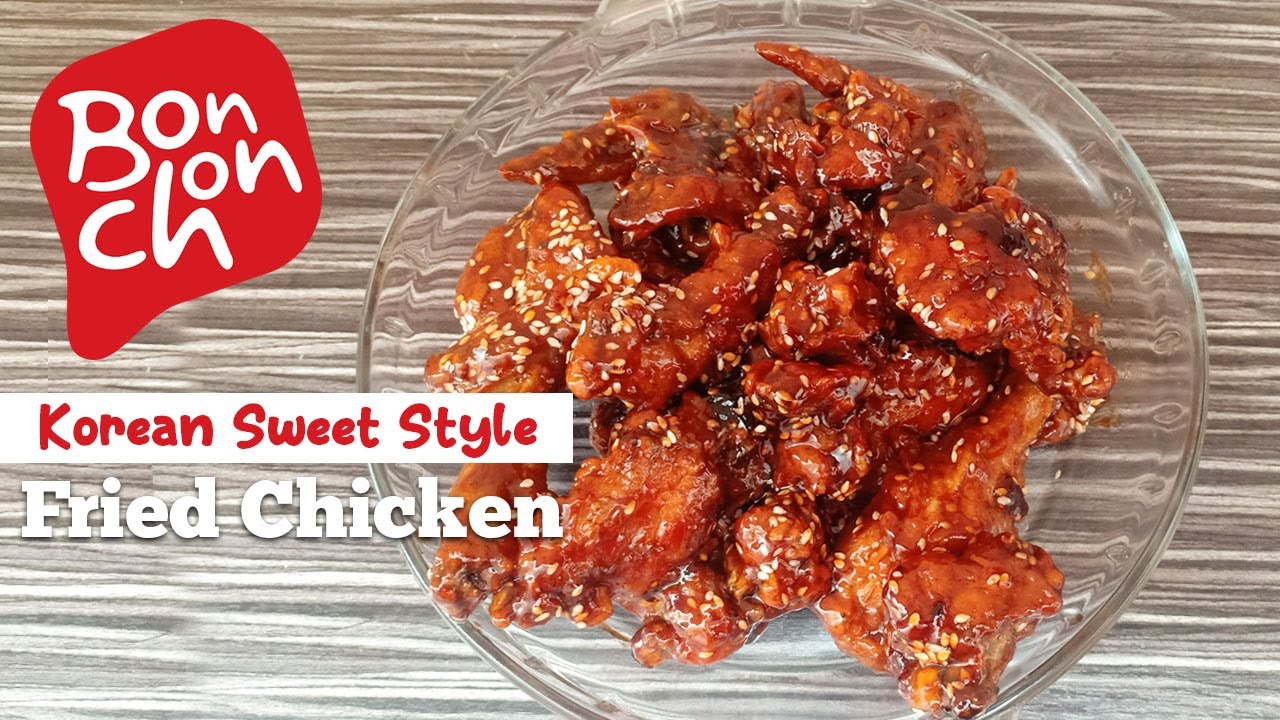 Homemade Bonchon Chicken | Korean Sweet Style Fried Chicken